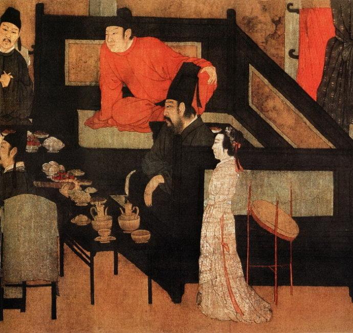 伏生授经图 王维