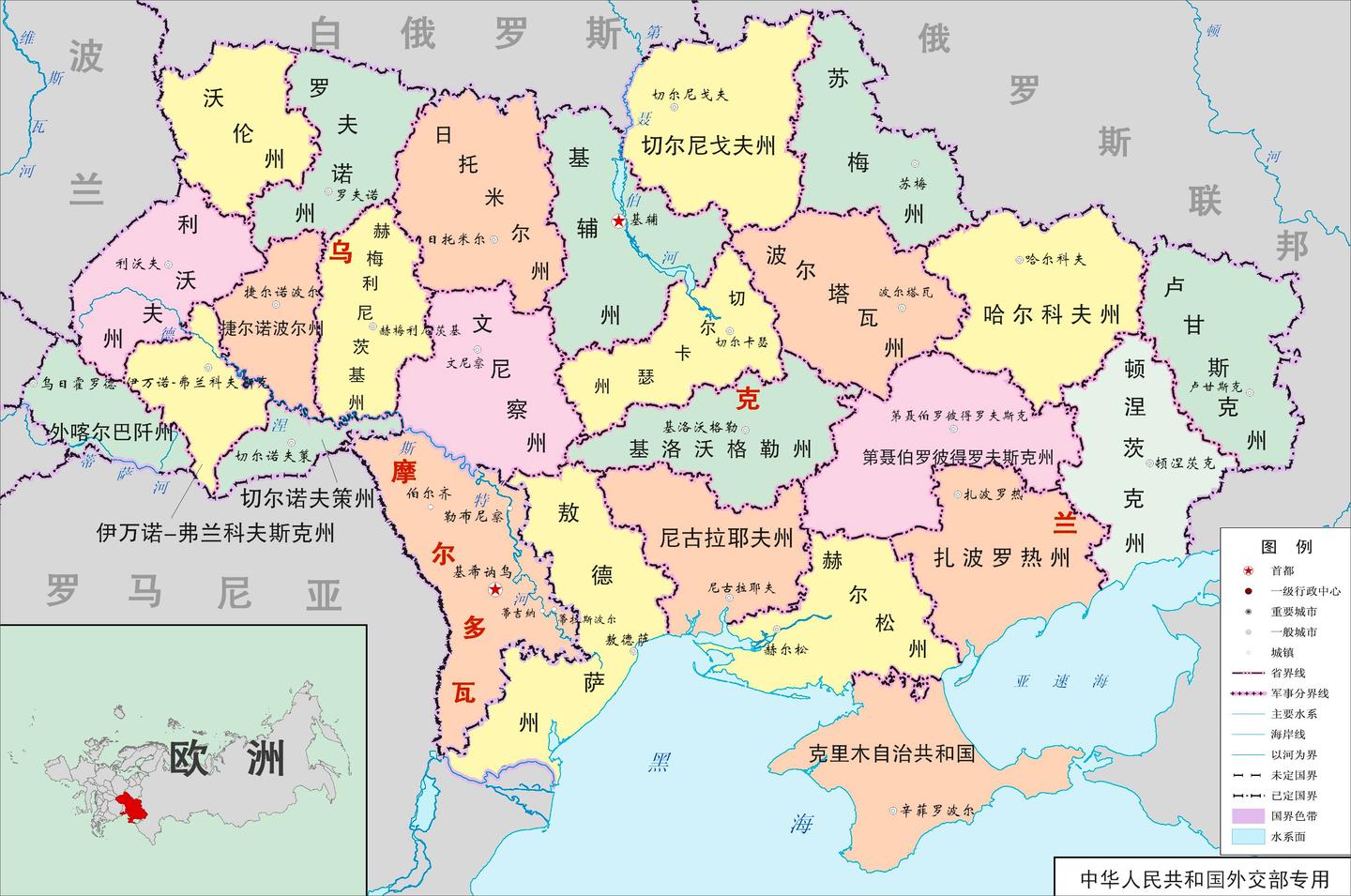 乌兰巴托位置地图图片