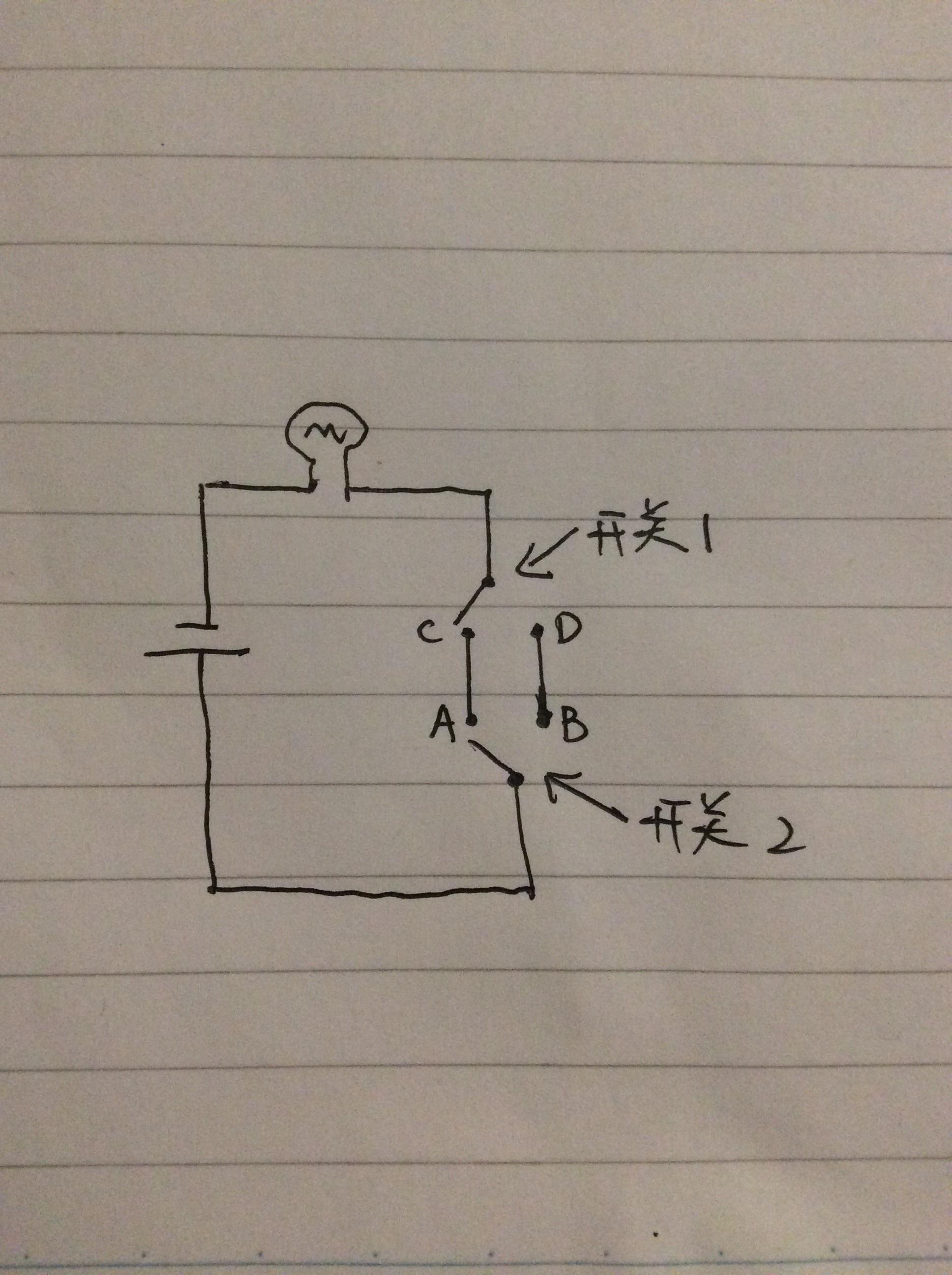 我对刚搬进的新家的卧室灯的电路图及运行原理很好奇求大神解答