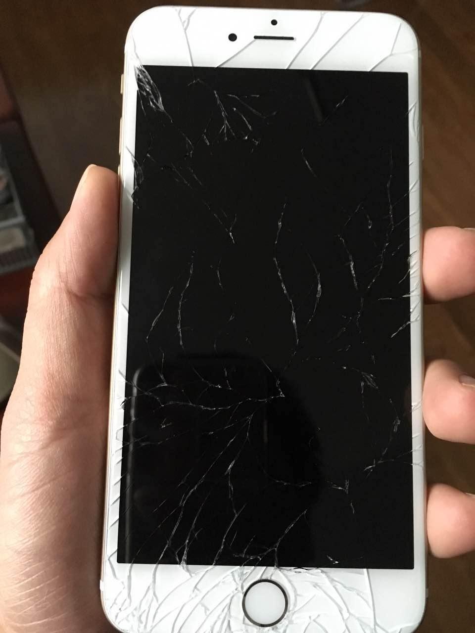 iphone6plus屏幕摔碎了怎么办