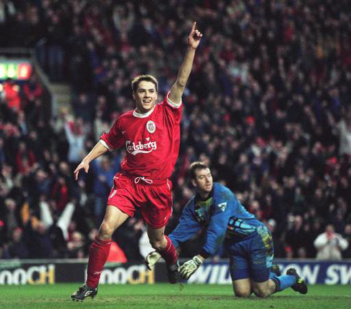 如何看待迈克尔·欧文成为利物浦俱乐部第一位