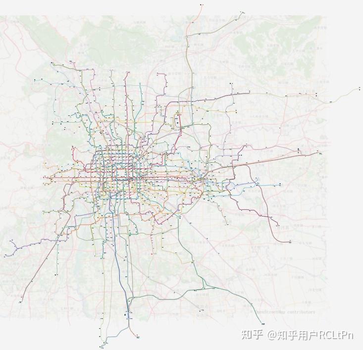 北京轨道交通-重新规划-实际比例线路图V3.0 - 知乎