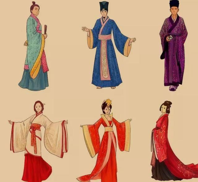 汉代服装样式图片