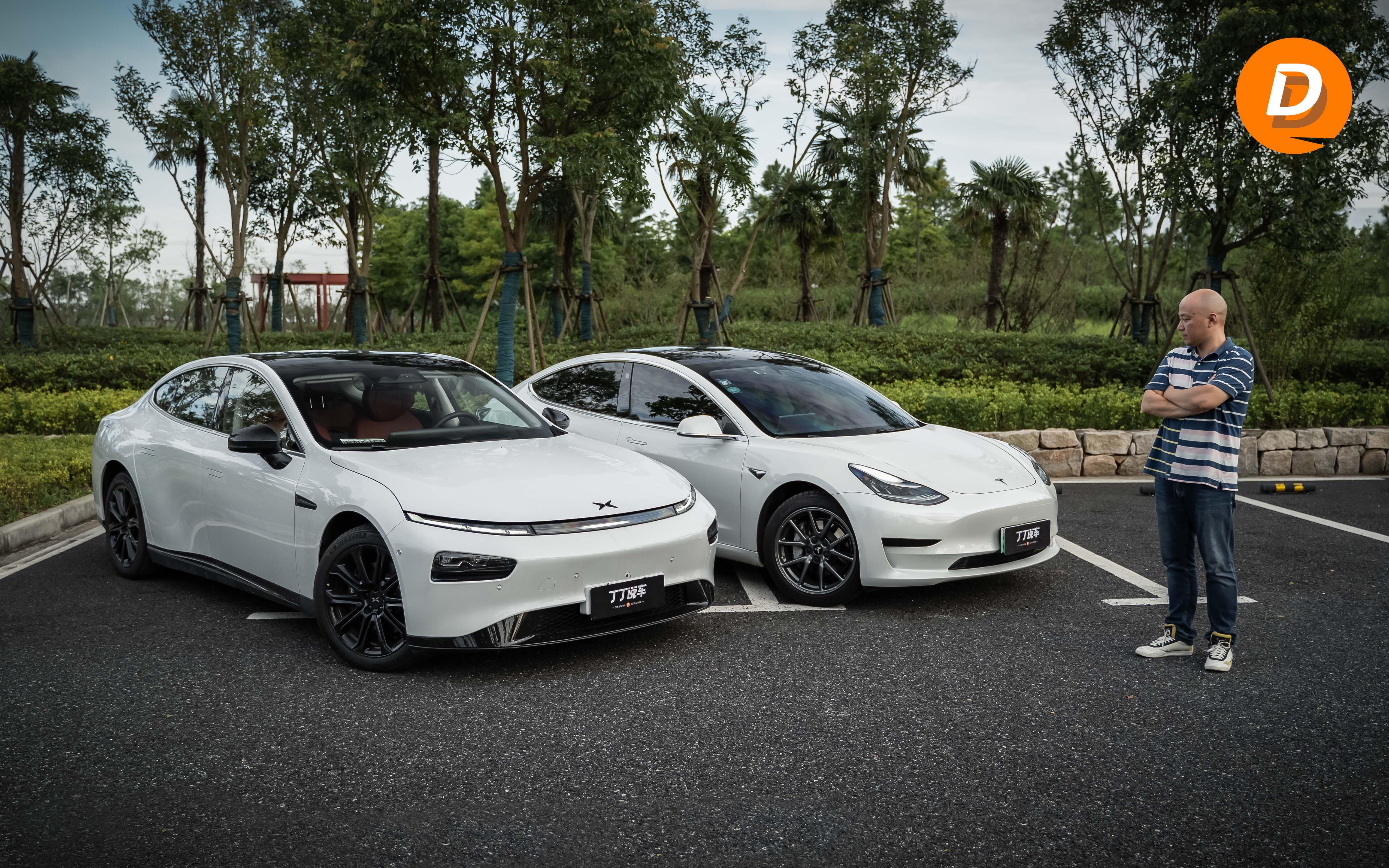 挑战特斯拉model3试驾小鹏p7