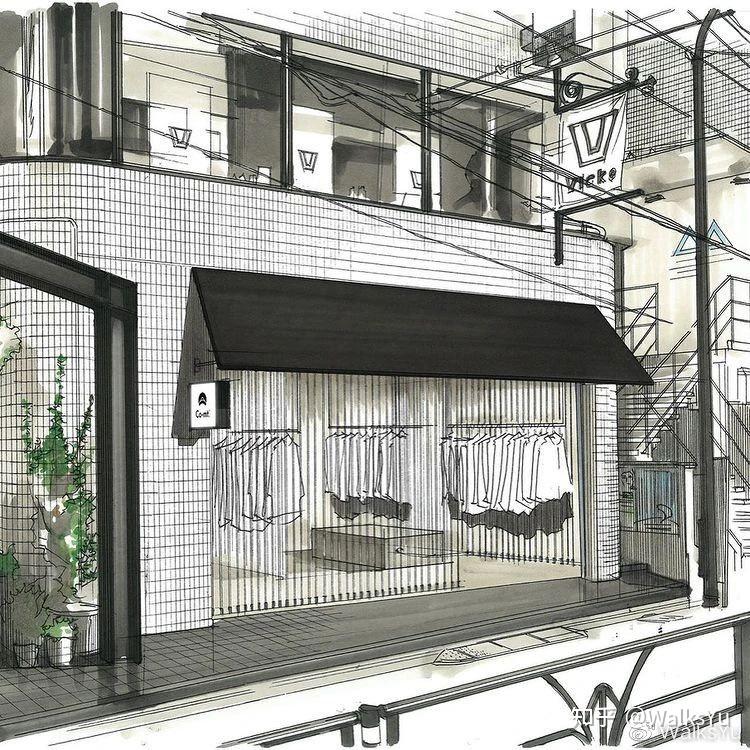 分享丨服装店门头手绘