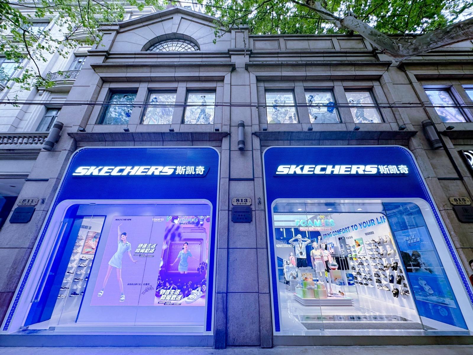 80亿美元!斯凯奇2023财年全球销售额再创新高,中国业务双位数增长