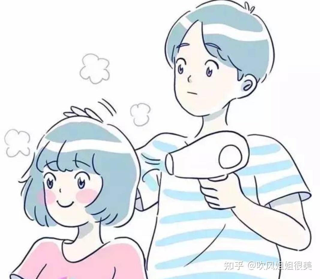 头发为什么用吹风机吹会炸,让它自然干就会特别柔顺? - 知乎