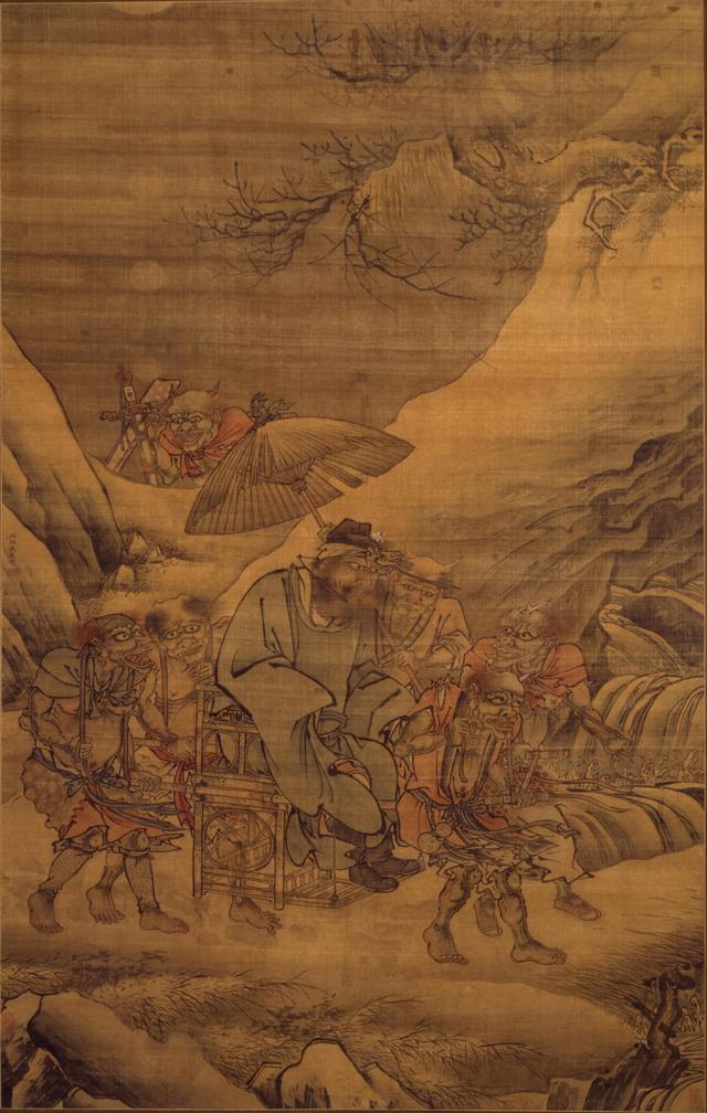 《钟馗夜游图》明 戴进