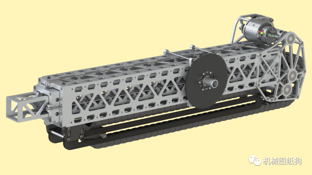 【工程机械】TELESCOPING ARM V3伸缩臂结构3D图纸 STEP格式 知乎