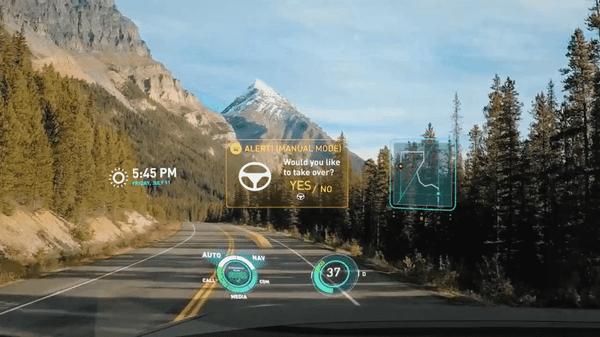 智能座舱arhud界面设计分享