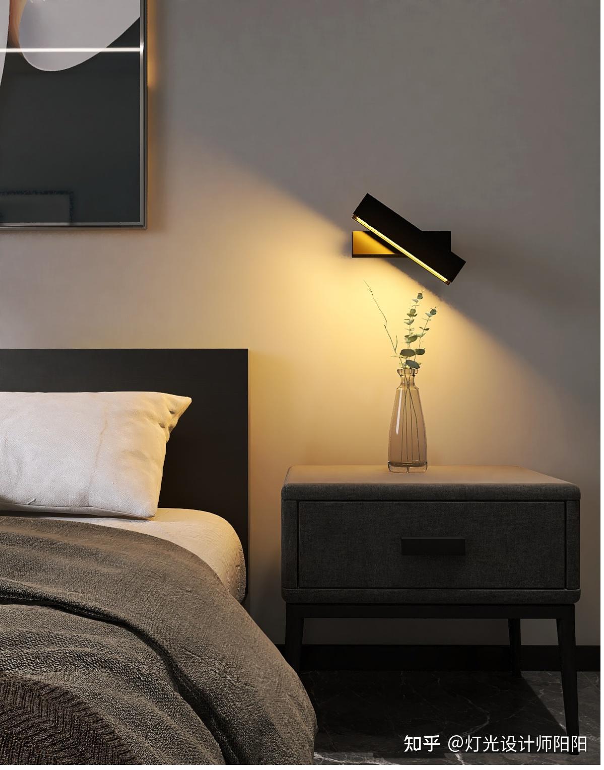 家装卧室床头,壁灯高度多少合适? 