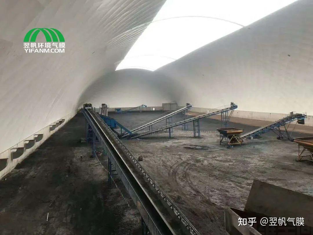 气膜结构储煤场储煤棚建筑的优势 - 知乎