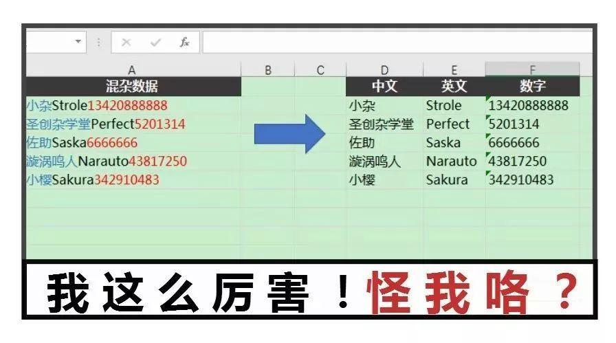 Excel 不同长度的数字 英文 文字混合的数据如何分列part4 知乎