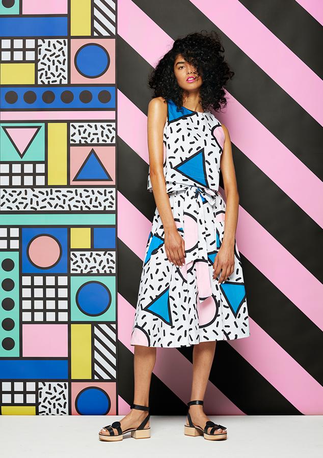 产品,室内,建筑之外,孟菲斯风格突出的表现力也被广泛运用在服装设计