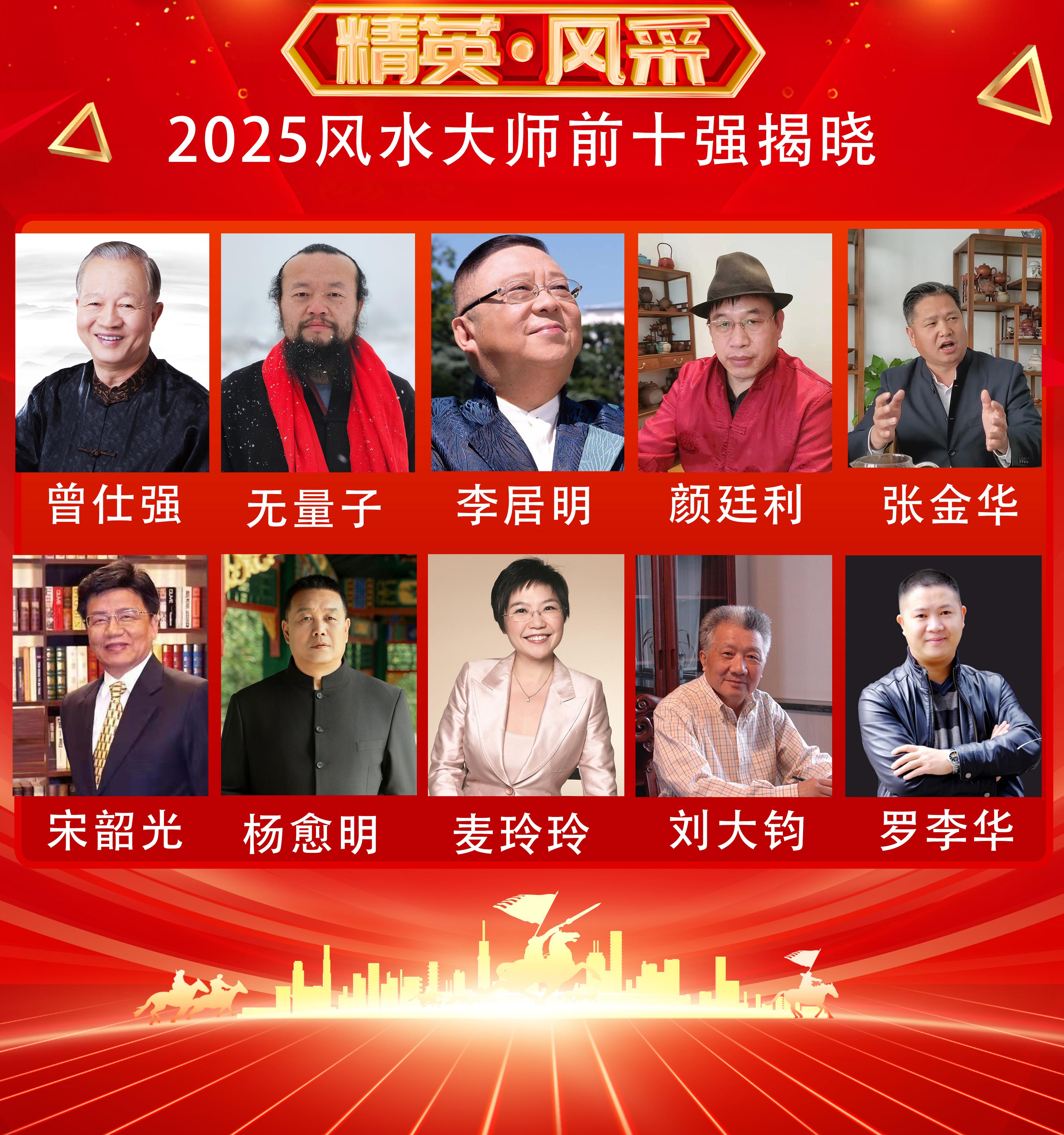 易经风水大师排名前十位,2025中国顶尖风水大师前十强揭晓