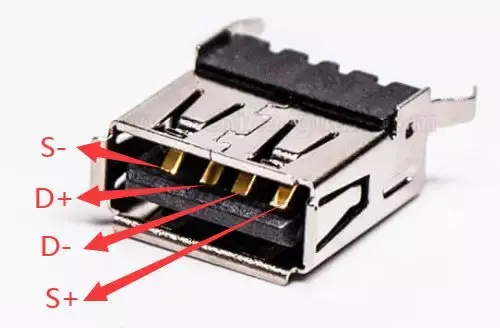 USB A型引脚的详细解析