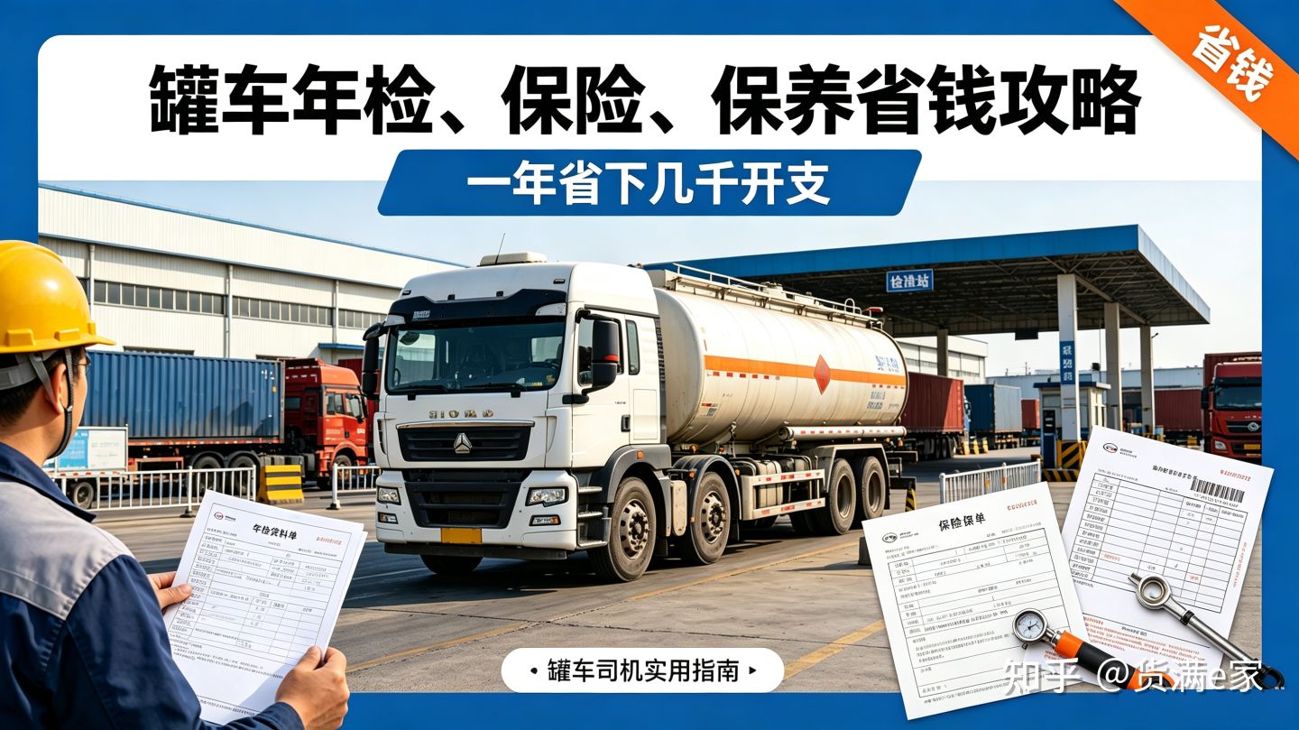 罐车年检、保险、保养省钱攻略,一年省下几千开支