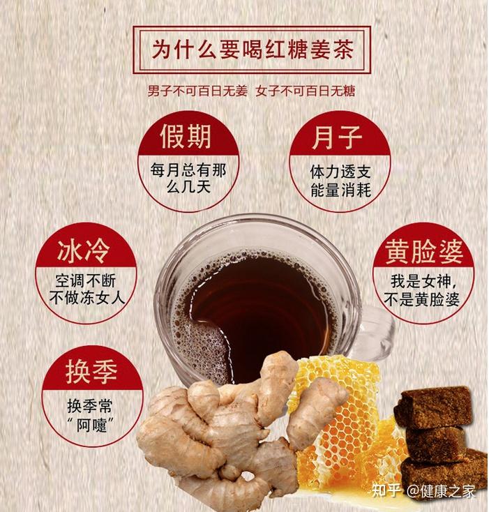 生姜十红糖的作用功效