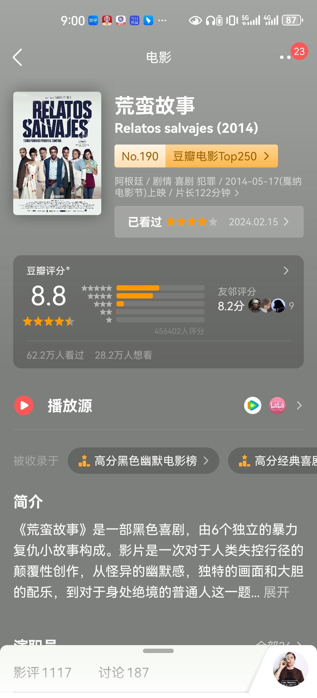 什么作品的豆瓣评分让你开始质疑豆瓣评分的水平