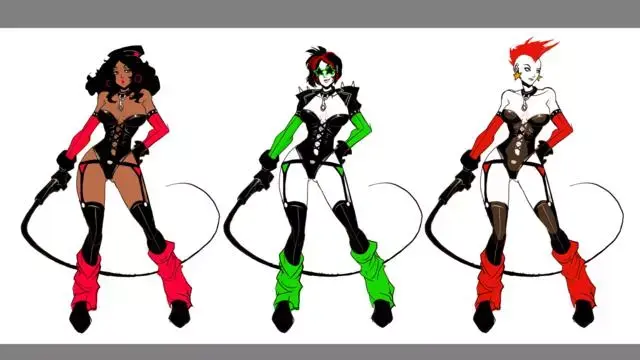 经典游戏双截龙历代不同形象的美女敌兵居然都是同一个人