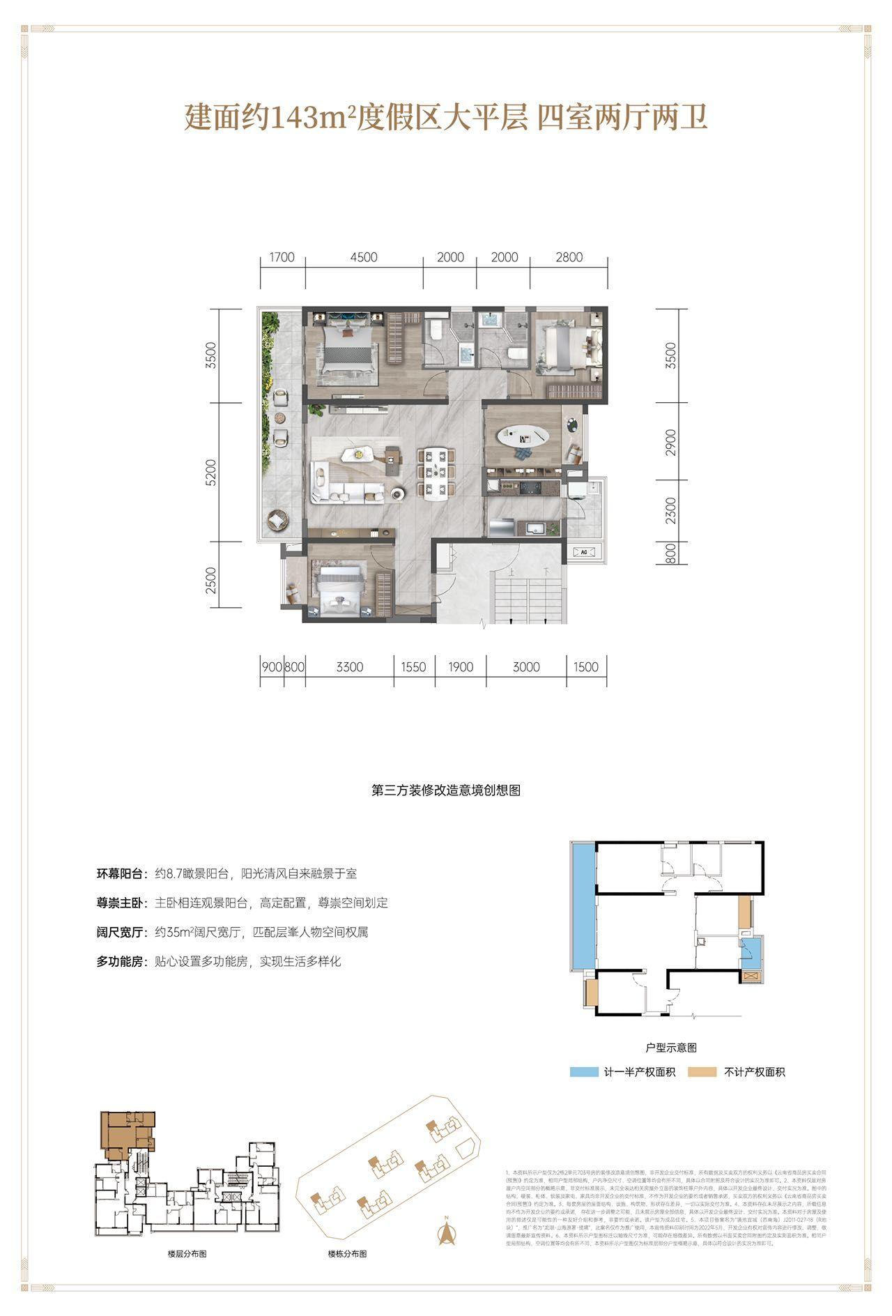 昆明楼盘之大平层5——龙湖揽镜