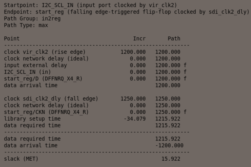 Set multicycle path 