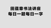 田蕴章书法讲座每日一题每日一字(365集在线观看无广告)