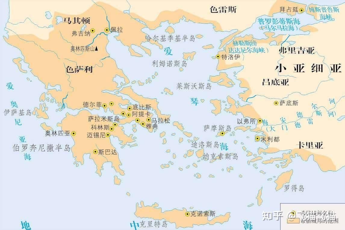 古代克里特岛地图图片