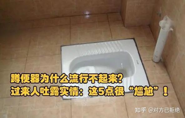 为什么蹲便器用的人越来越少 这5点让人很尴尬