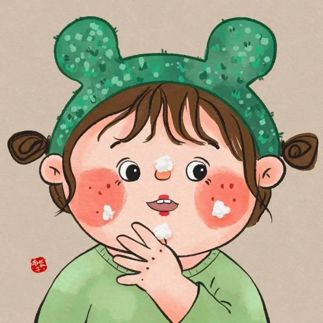胖娃娃头像, 真是有福气的小脸蛋