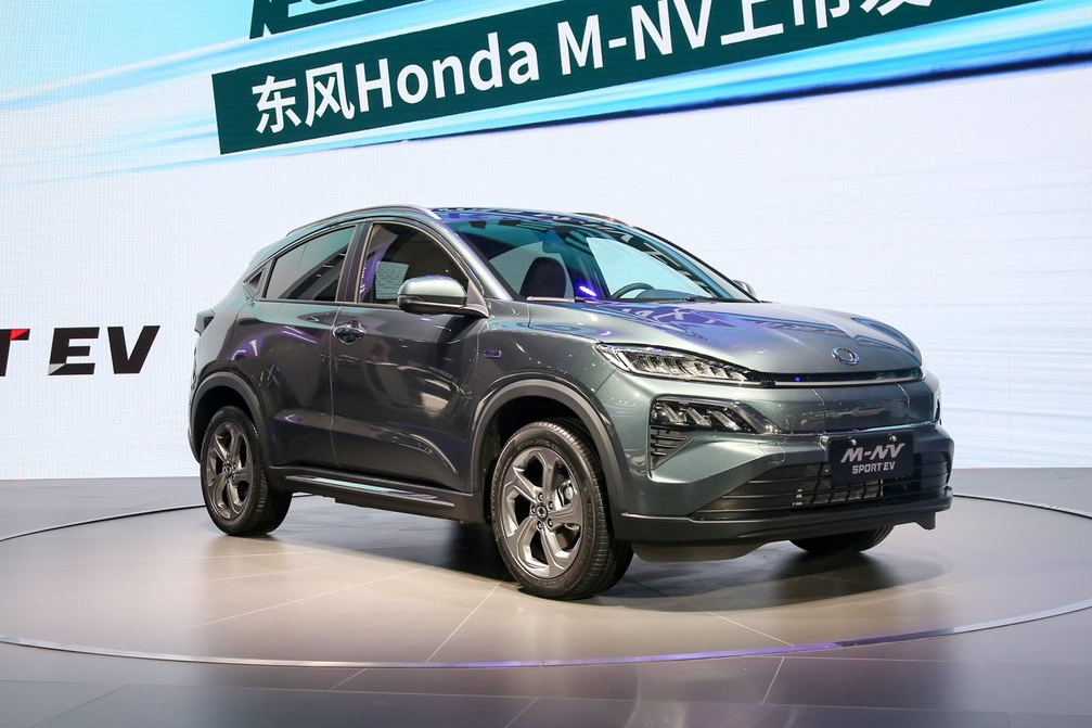 实拍东风本田全新纯电动suvmnv更年轻也更家用