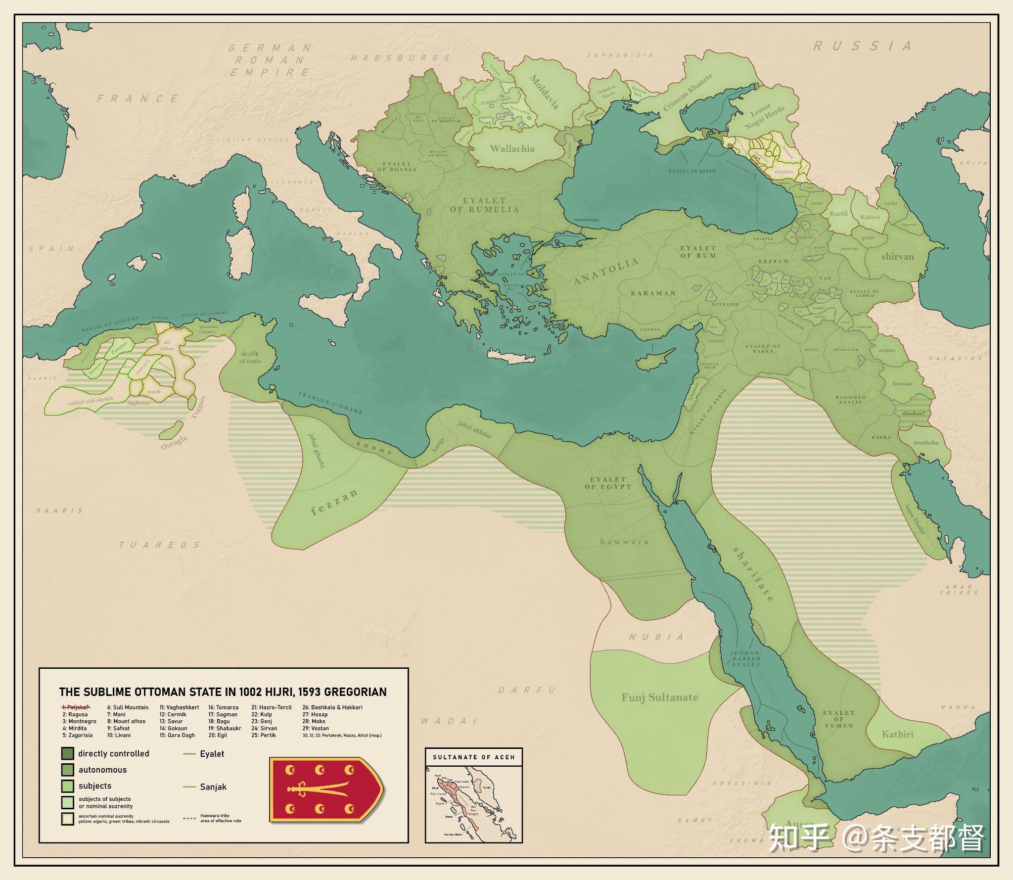 明朝统治了西藏,那么把阿拉伯半岛划入奥斯曼帝国的版图是完全没有