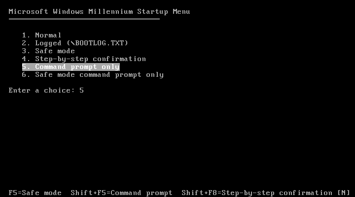 Windows Me Command 穿越时间·完美开启Windows ME实模式(Real mode MS-DOS)的完美方案 - 知乎