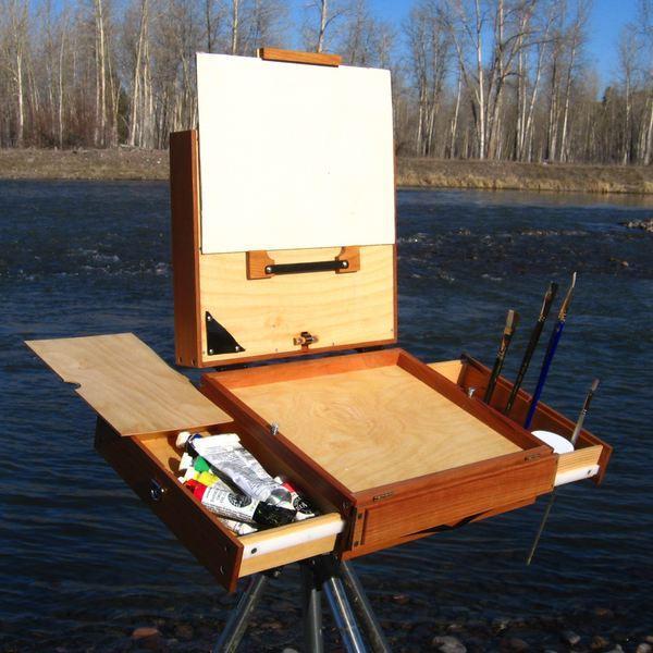 谁能告诉我,下图的这款写生油画箱哪有卖的?网站链接?