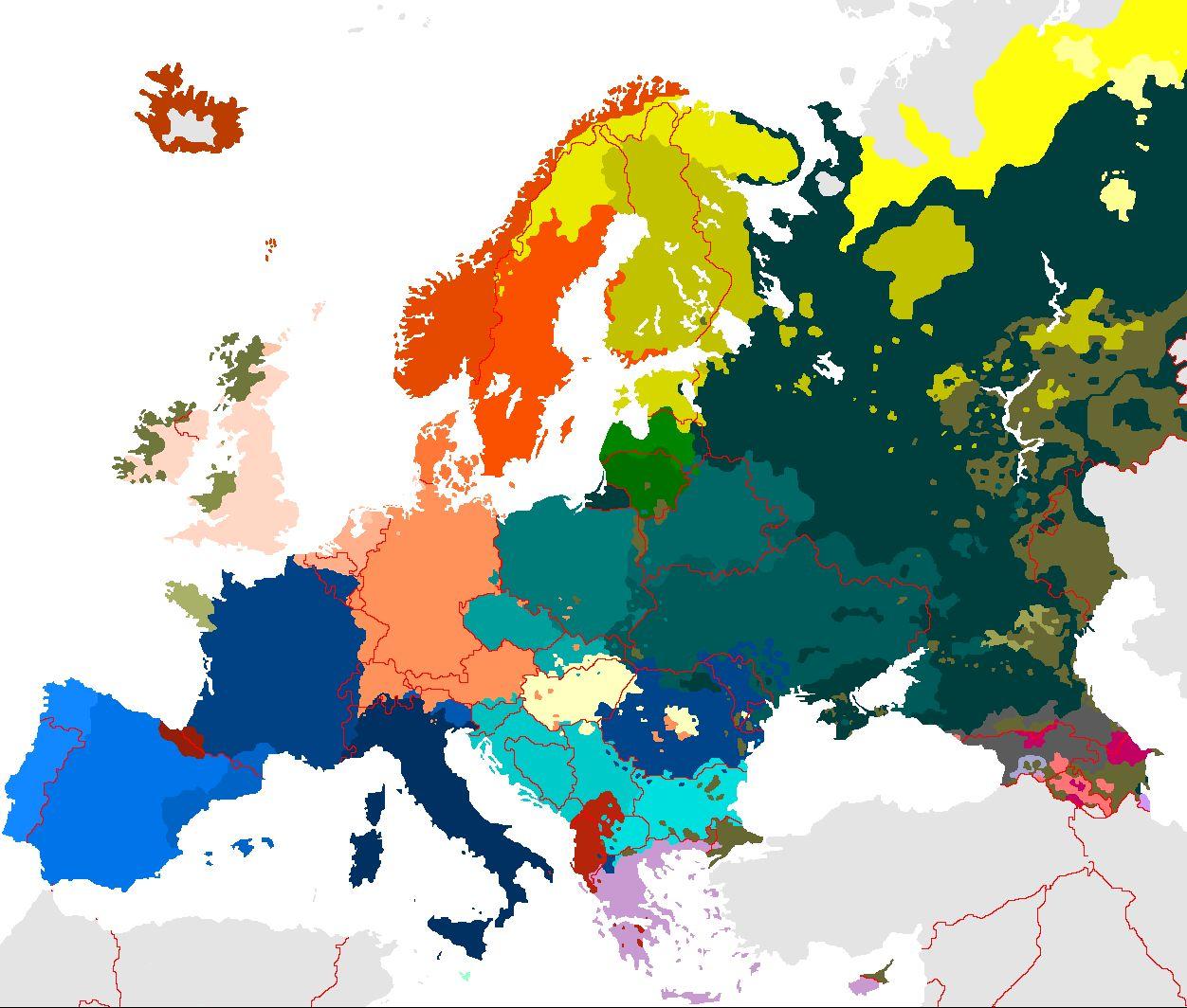 欧洲各个国家能构成方言连续体吗?
