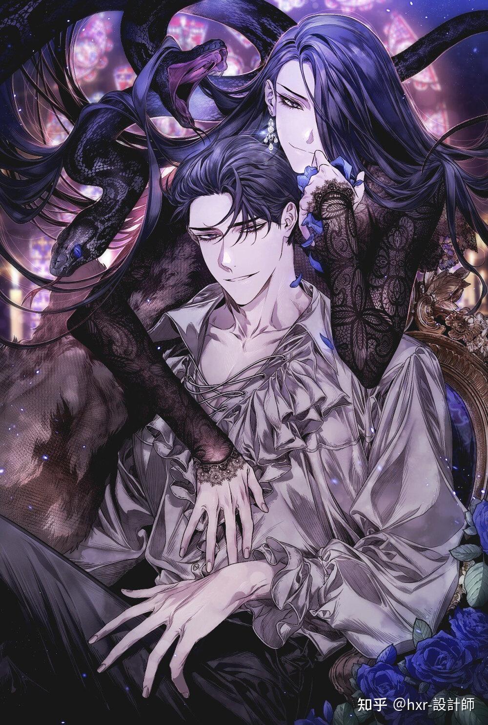 一组巴洛克风格插画作品分享 | 画师:enaa97