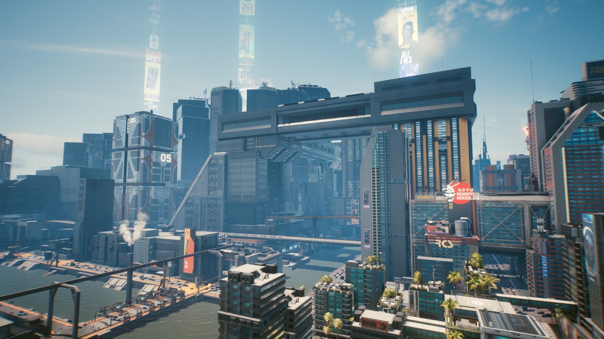 赛博朋克世界的白天什么样子