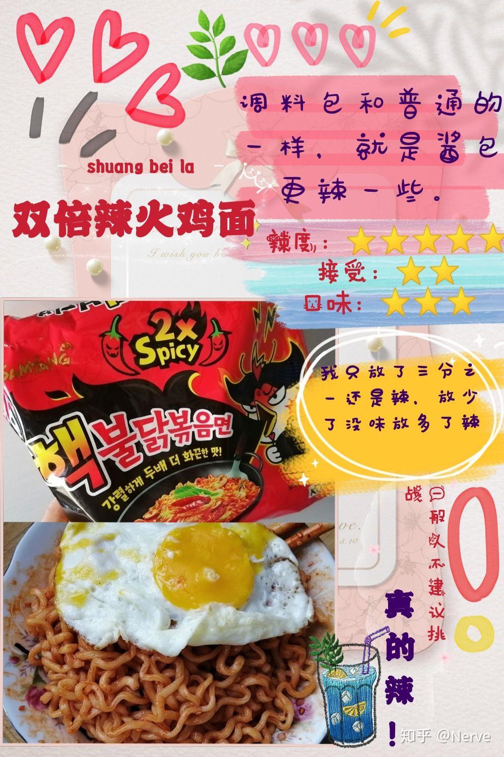 五种常见口味的火鸡面测评