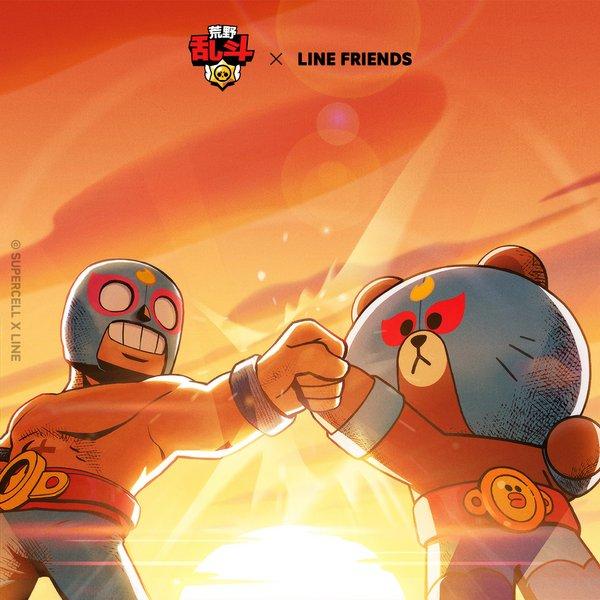 linefriends携手supercell展开荒野乱斗游戏ip业务战略合作