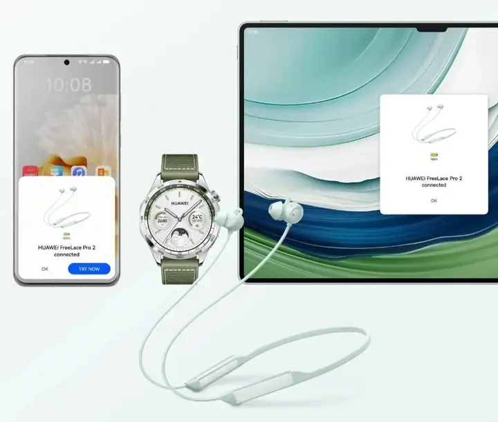 就在今日华为再出黑科技freelacepro2耳机亮相p70让人期待