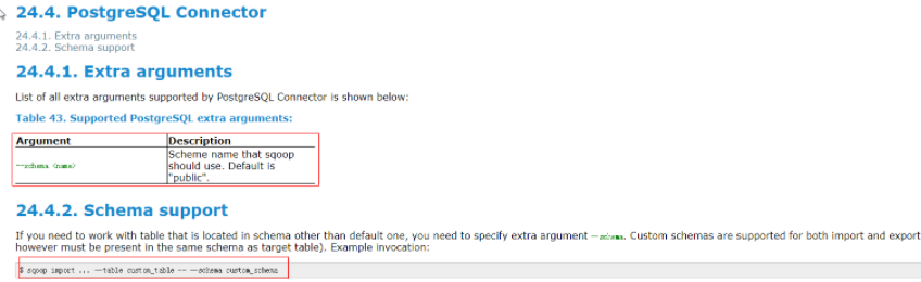 sqoop如何指定pg庫的模式