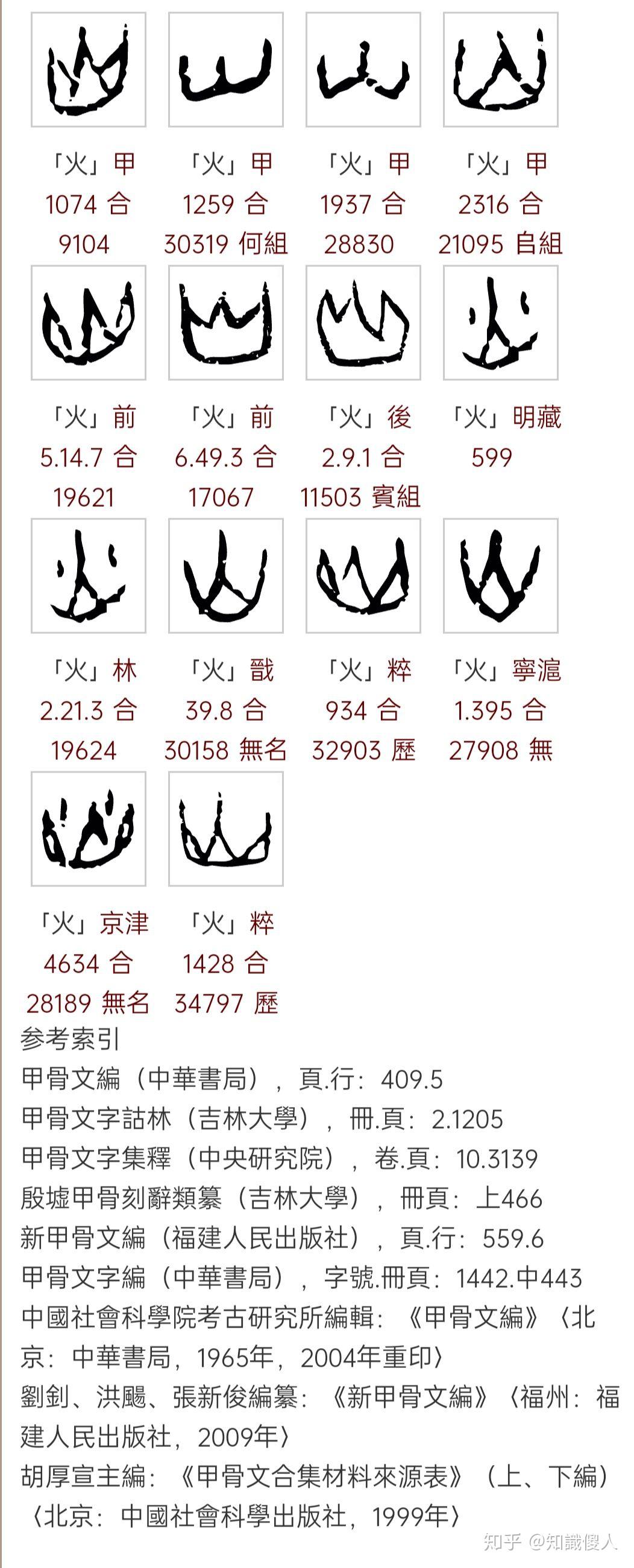 火字的甲骨文为什么是三股火焰?这个“三”说明了什么? - 知乎