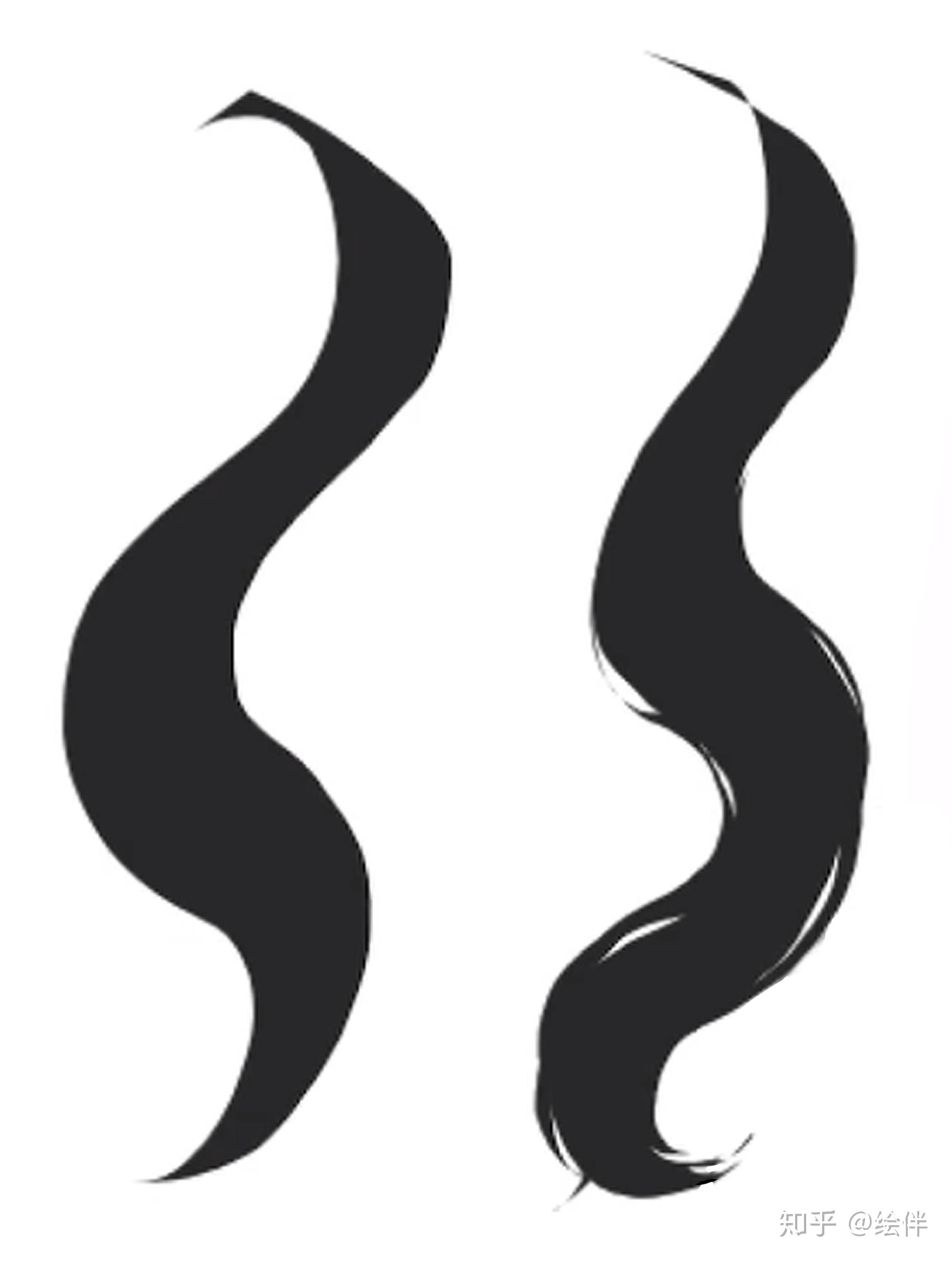 【绘画教程】最强绘画技能解锁之飘逸の头发!