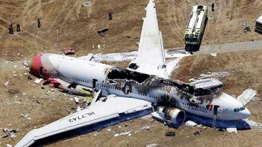 飞机拉杆事故图片