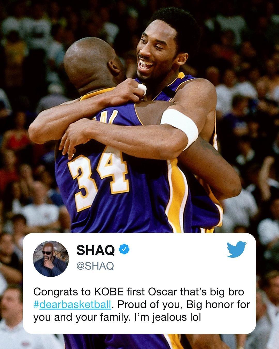 如何评价科比凭借亲爱的篮球获得奥斯卡奖