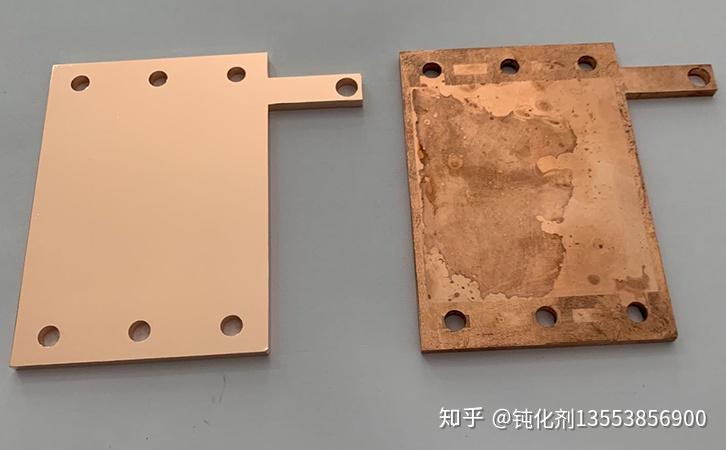 车间紫铜产品夏天容易氧化.刚加工出好的.放一段时间后就出现氧化.