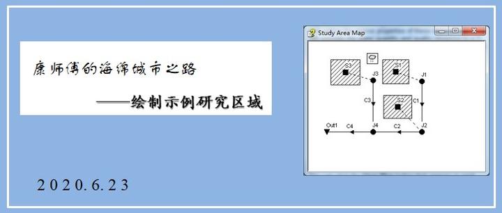 SWMM软件内教程讲学-绘制示例研究区域 - 知乎