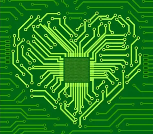 图3 复古风格的电路板▲ 图2 公交线路还是电子线路?