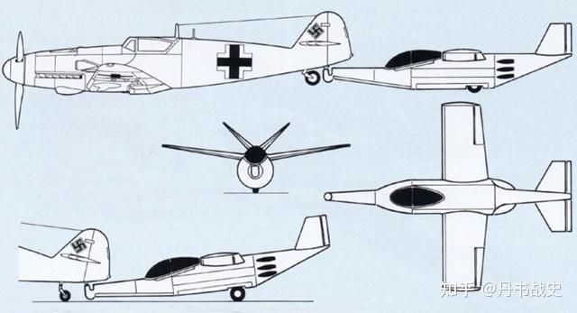 可以分身的戰鬥機二戰德國飛行火箭筒