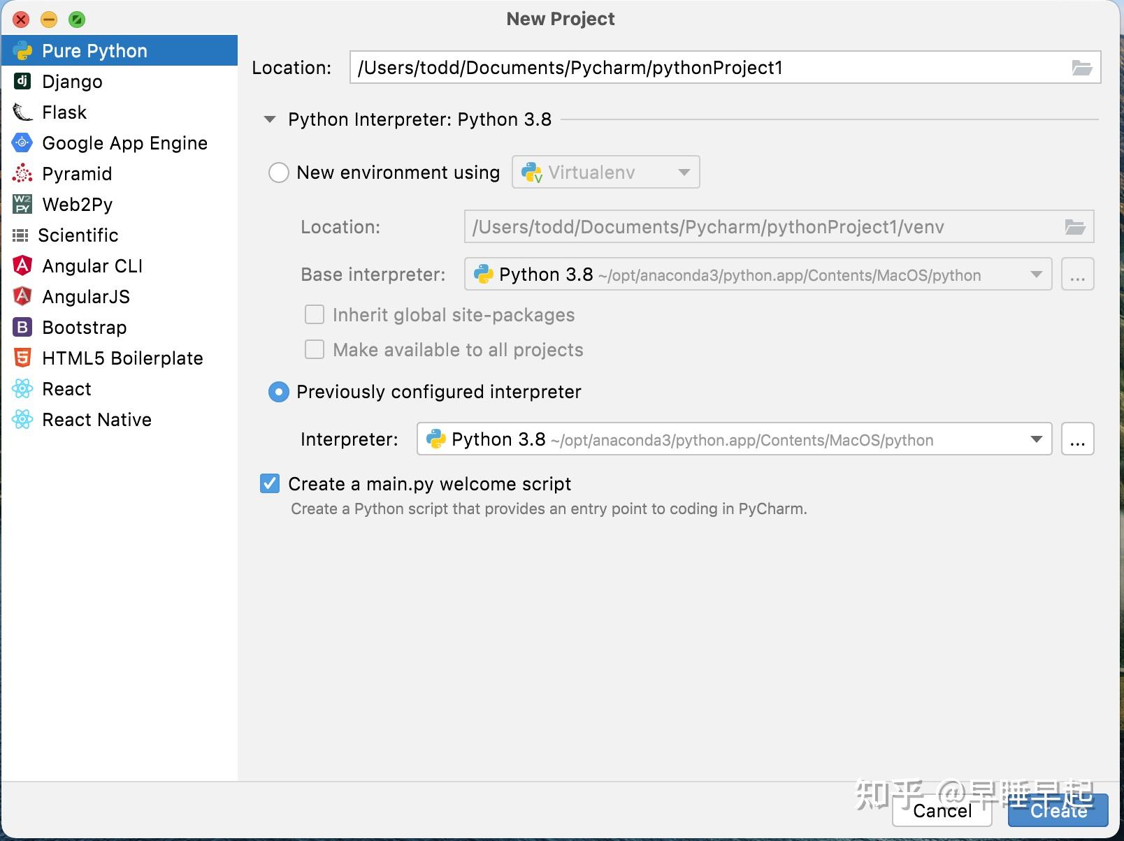 Mac pycharm anaconda 环境配置 - 知乎